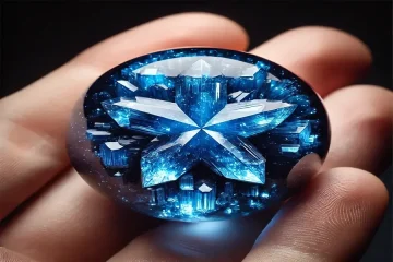 Alabama State GemstoneStar Blue Quartz