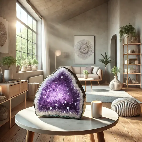 Amethyst Geode Slices