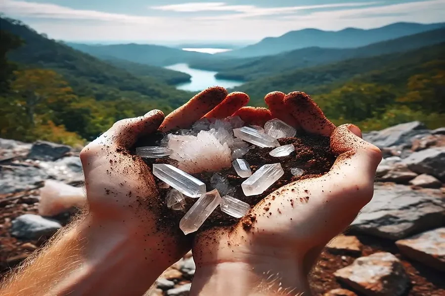 Crystal Mining in Hot Springs, Arkansas