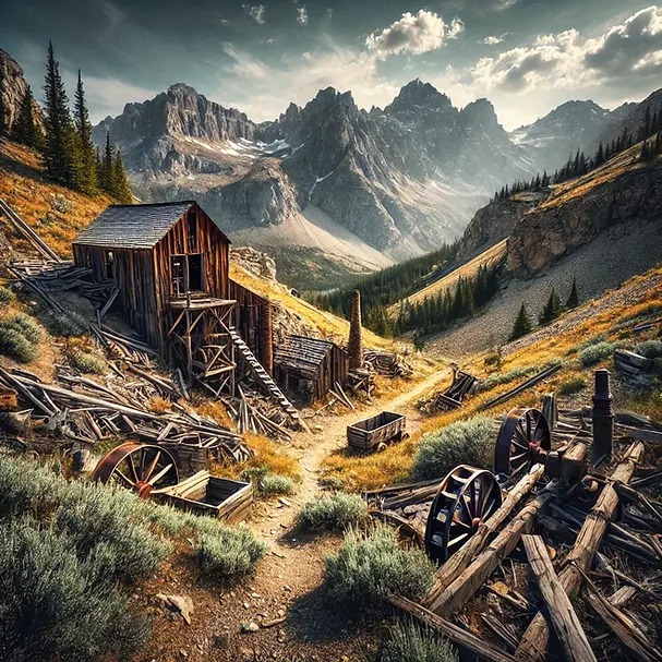 Gold Mining Districts in Wyoming